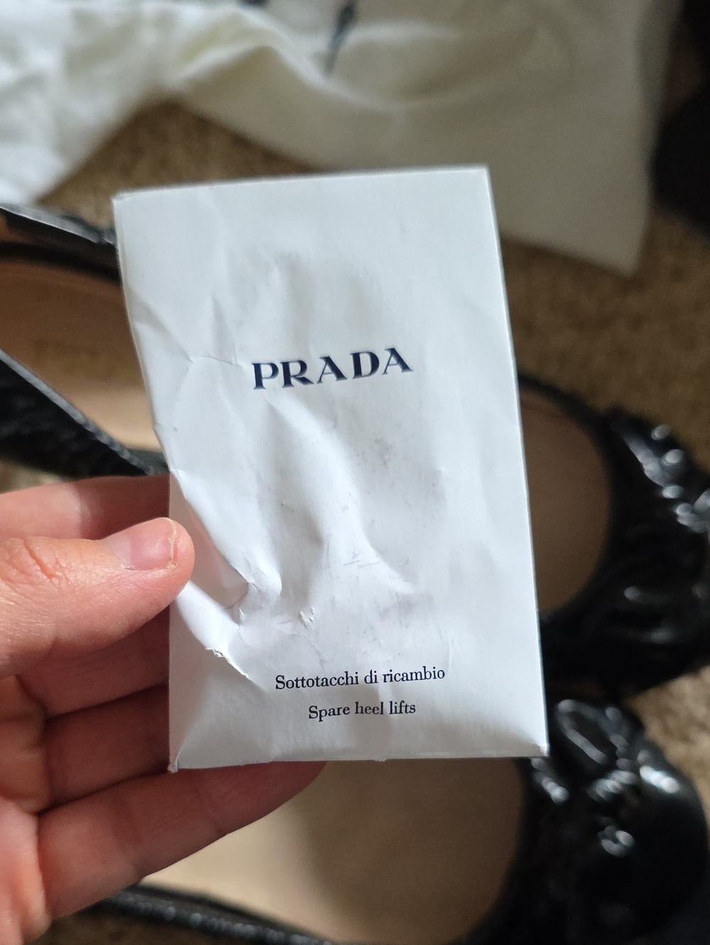 Prada Women’s Black Patent Leather Shoes - Picture 11 of 11